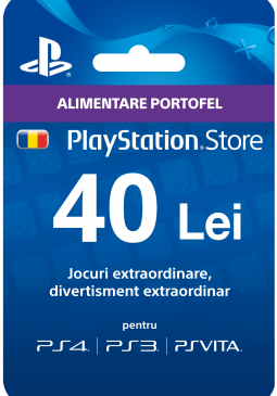 Joc Playstation Gift Card 40 RON pentru PSN