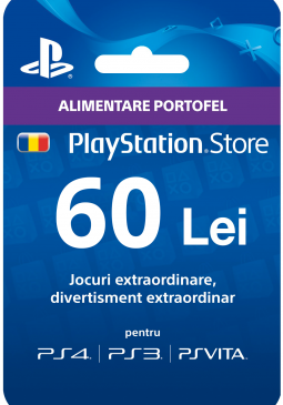 Joc Playstation Gift Card 60 RON pentru PSN