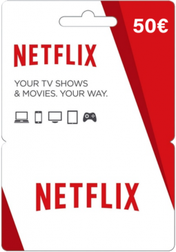 Joc Netflix Gift Card 50 EUR pentru Netflix Card