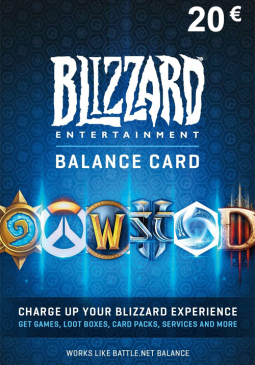Joc Blizzard GiftCard 20 EUR Battle.net EU pentru Battle.net
