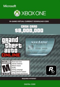 Joc Grand Theft Auto Online - $8,000,000 Megalodon Shark Cash Card XBOX One CD Key pentru XBOX
