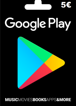 Google Play Gift Card Europe 5 Euro