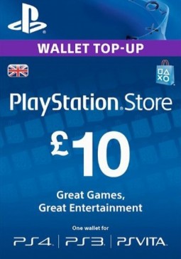 Joc PlayStation Network Gift Card 10 GBP United Kingdom pentru PSN