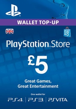 Joc PlayStation Network Gift Card 5 GBP PSN UNITED KINGDOM pentru PSN